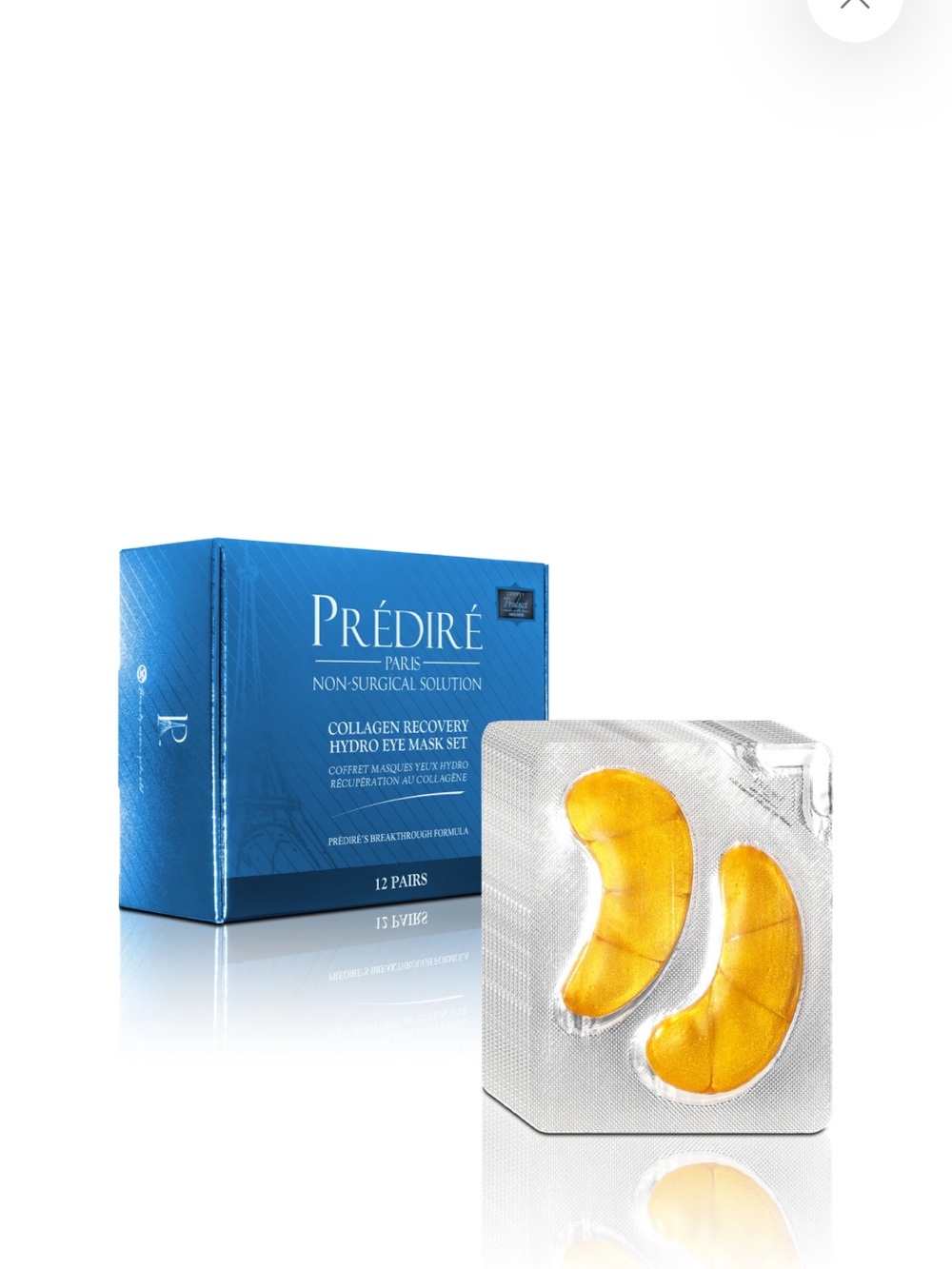 Prédiré Gold Collagen Recovery Hydro Eye Mask - 12 Pairs